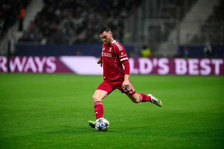 Liverpool defender Andy Robertson