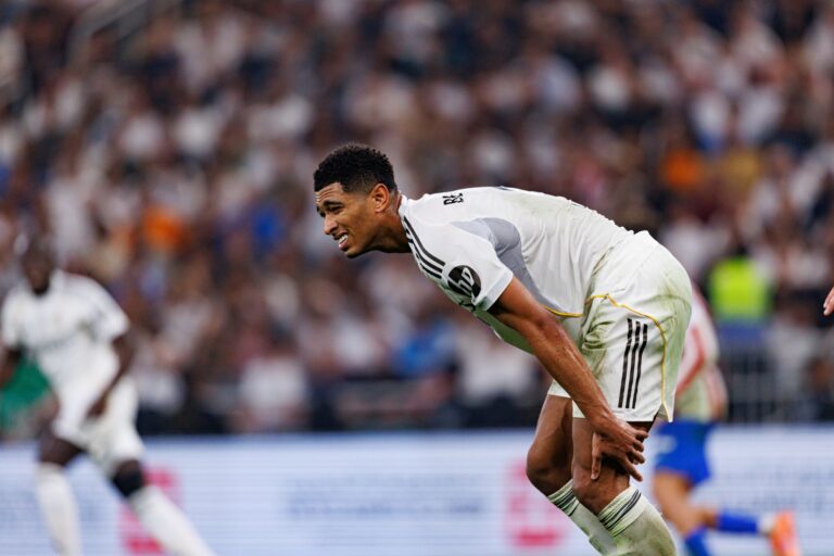 Jude Bellingham seen during Spanish Supercup Semifinal game between Club Atletico de Madrid and Real Madrid