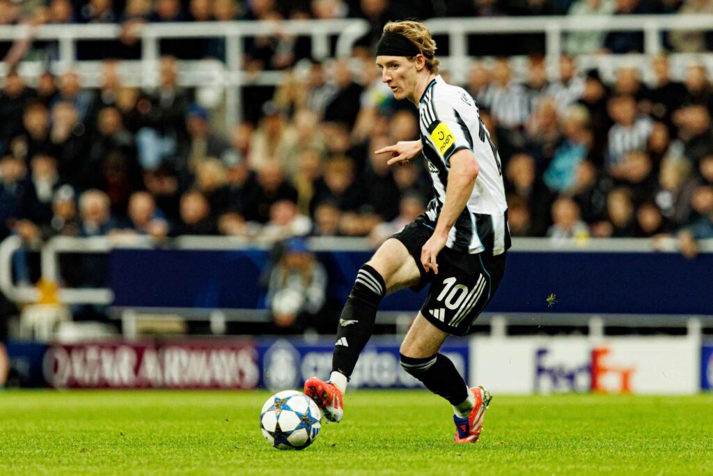 Newcastle winger Anthony Gordon