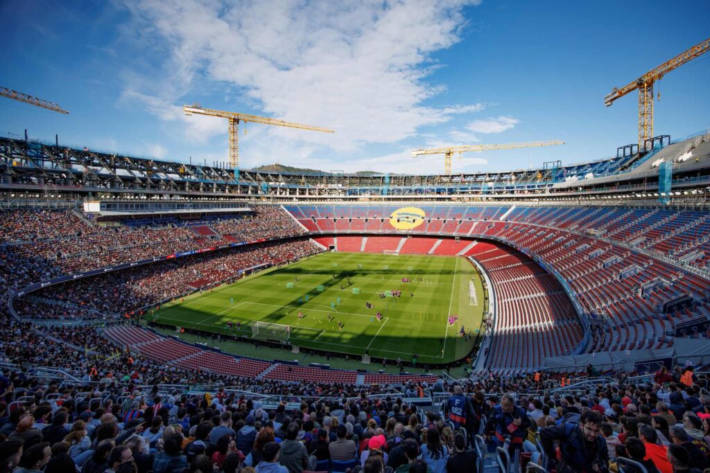 New Camp Nou stadium in Barcelona