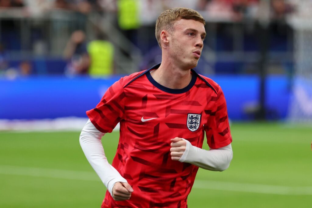 Cole Palmer of Chelsea has been linked with Manchester United transfer