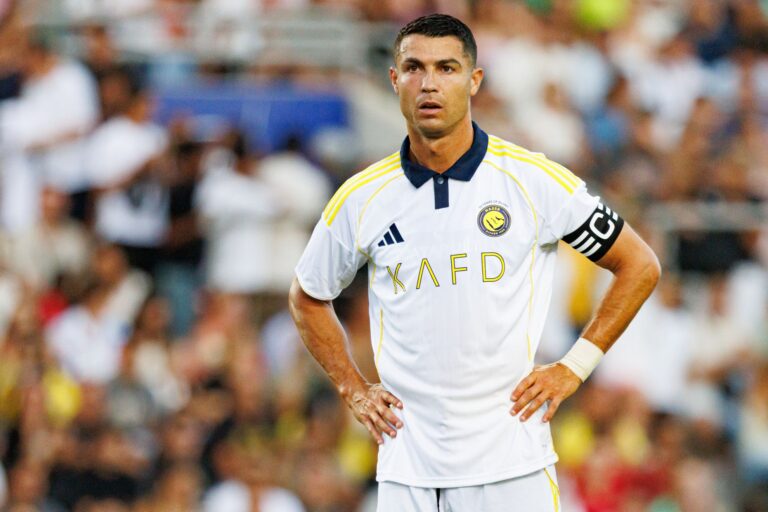 Cristiano Ronaldo playing for Al Nassr