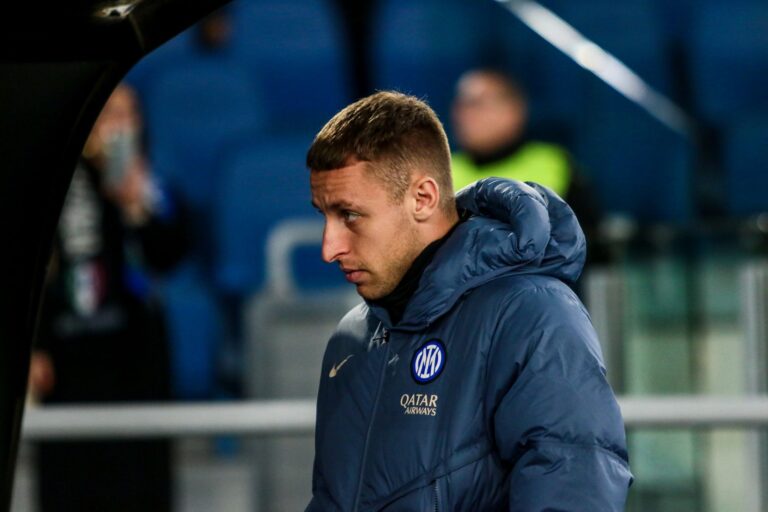 Inter Milan midfielder Davide Frattesi