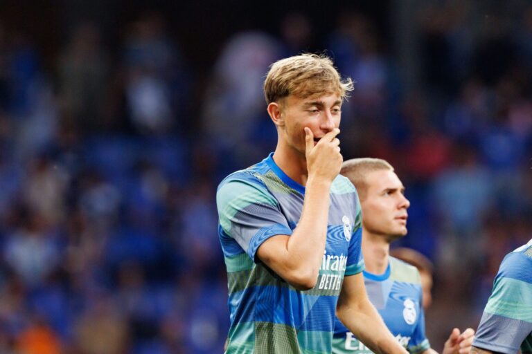 Real Madrid defender Dean Huijsen