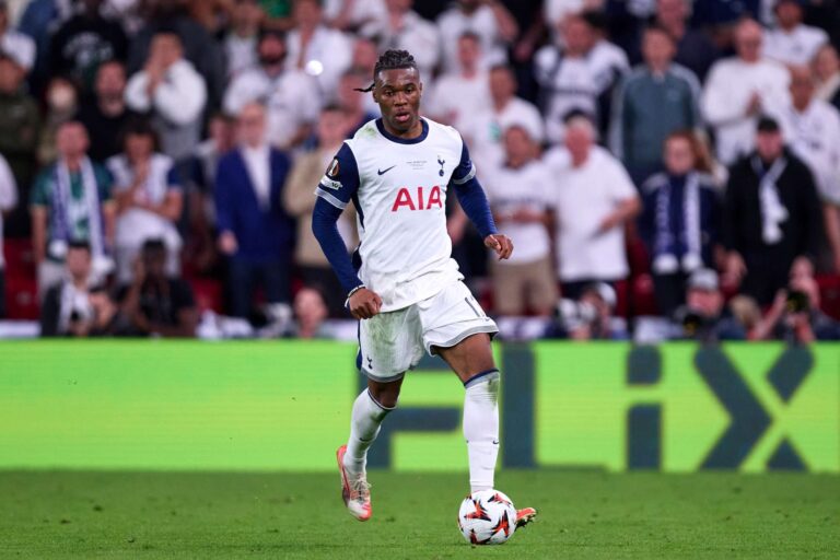 Tottenham left-back Destiny Udogie