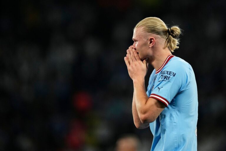 Manchester City striker Erling Haaland