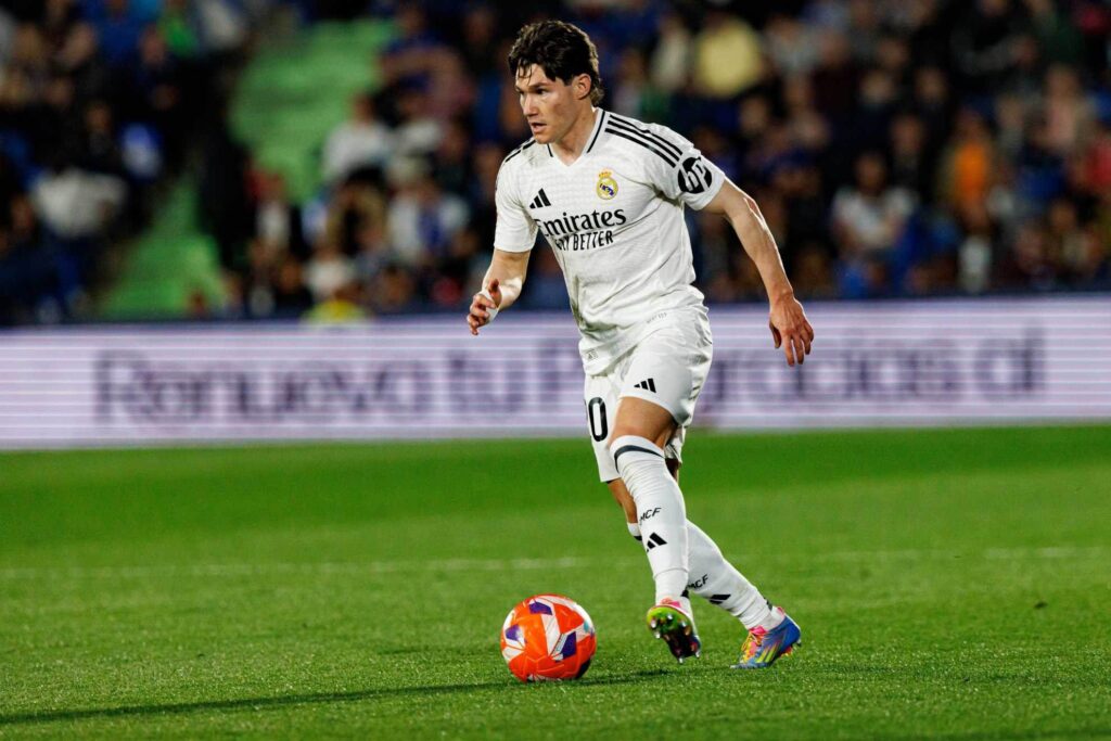 Real Madrid left-back Fran Garcia