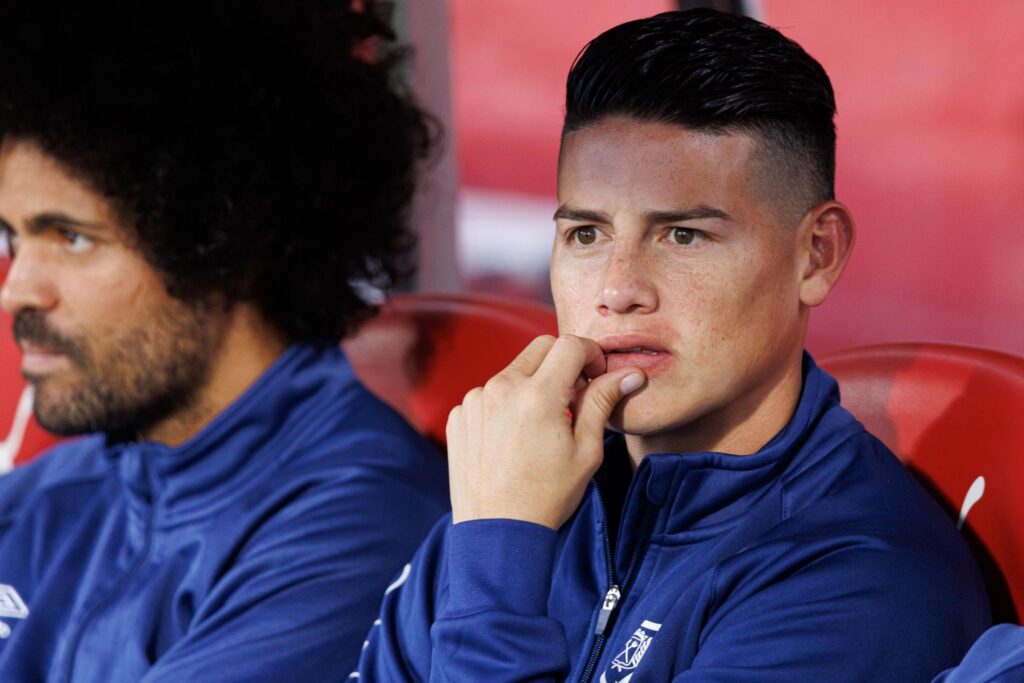 Colombia midfielder James Rodriguez