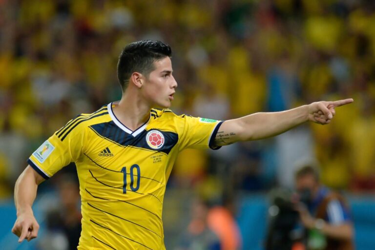 Colombia midfielder James Rodriguez