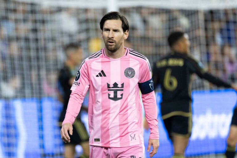 Leo Messi playing for Inter Miami