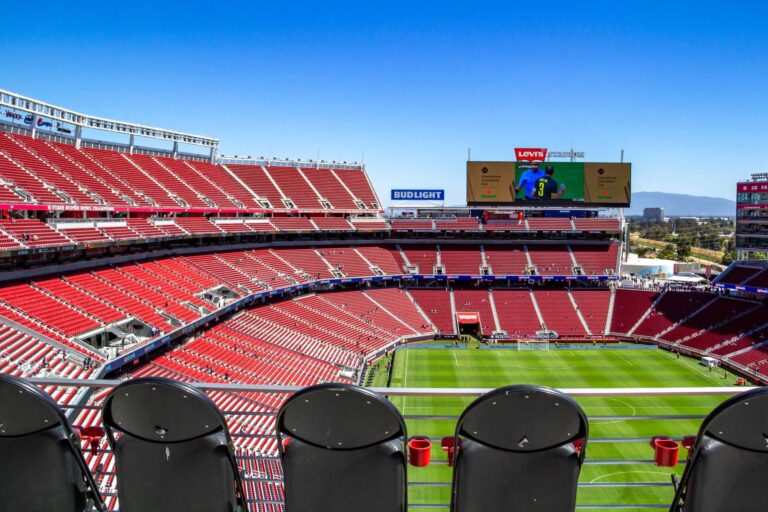 Levi's Stadium ahead of the 2018 friendly between AC Milan and FC Barcelona