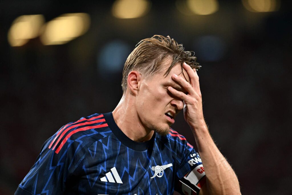 Arsenal captain Martin Ødegaard