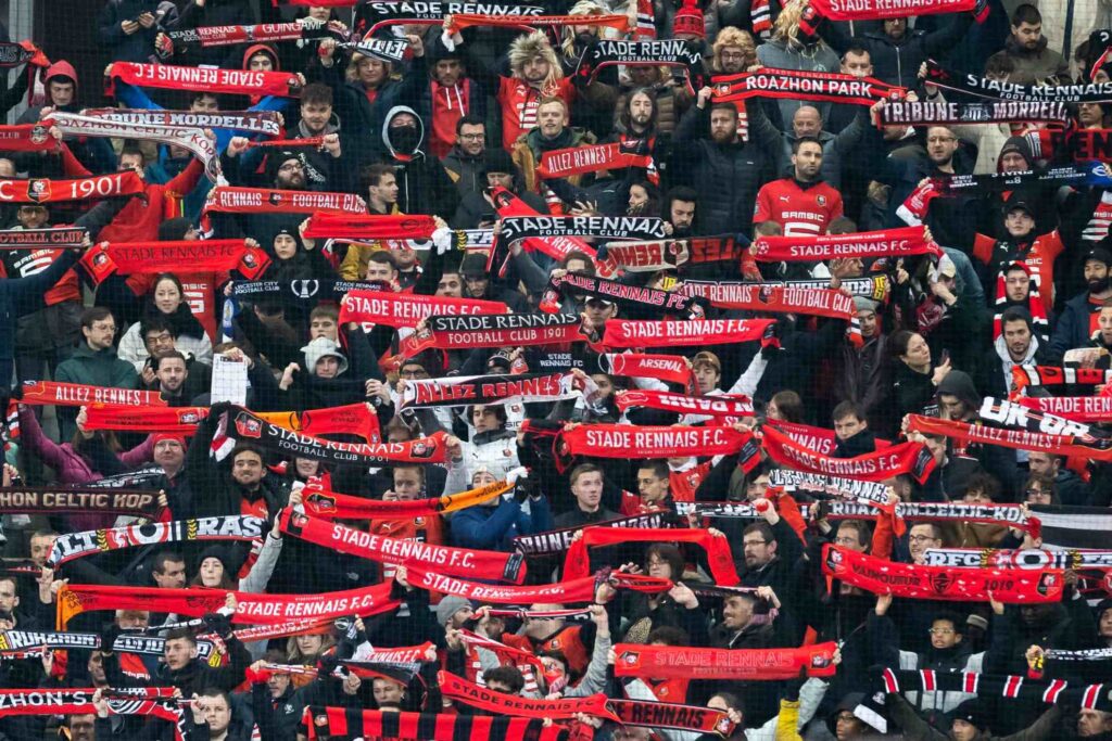 Stade Rennais fans in Rennes