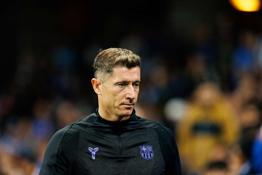 FC Barcelona striker Robert Lewandowski