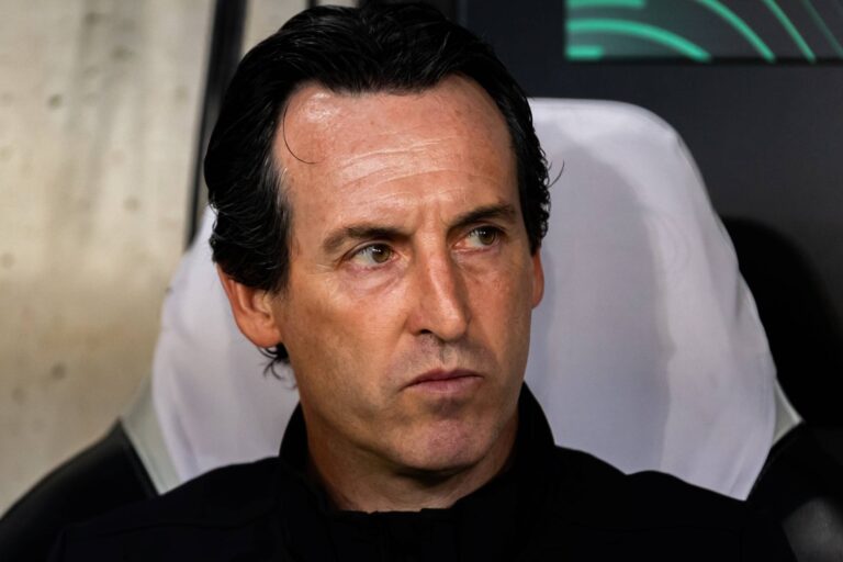Aston Villa manager Unai Emery