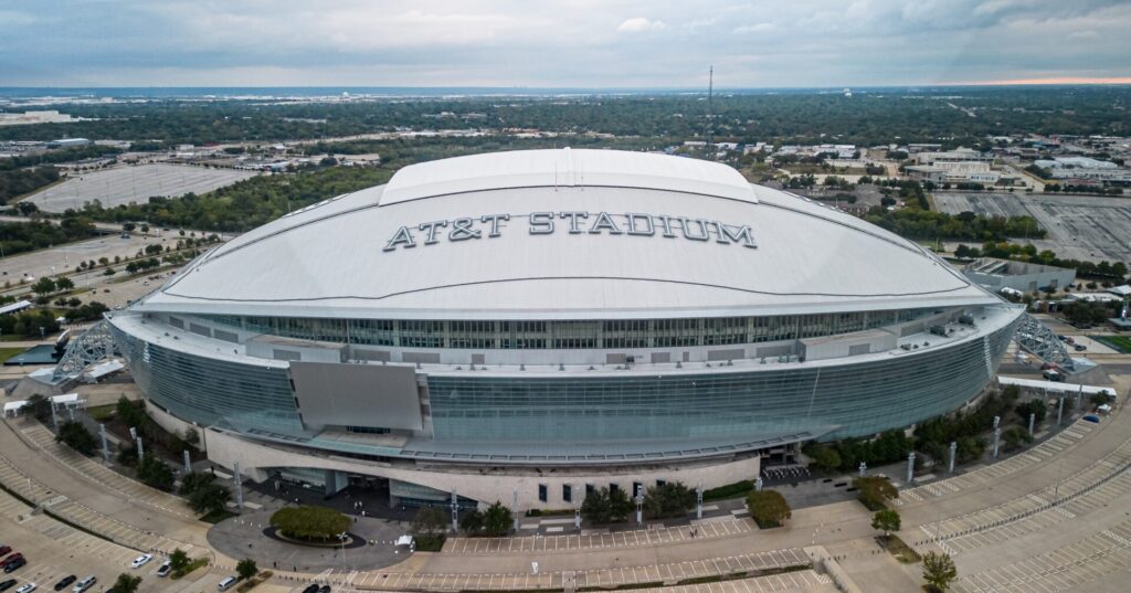 AT&T Stadium, home to the NFL Dallas Cowboys,