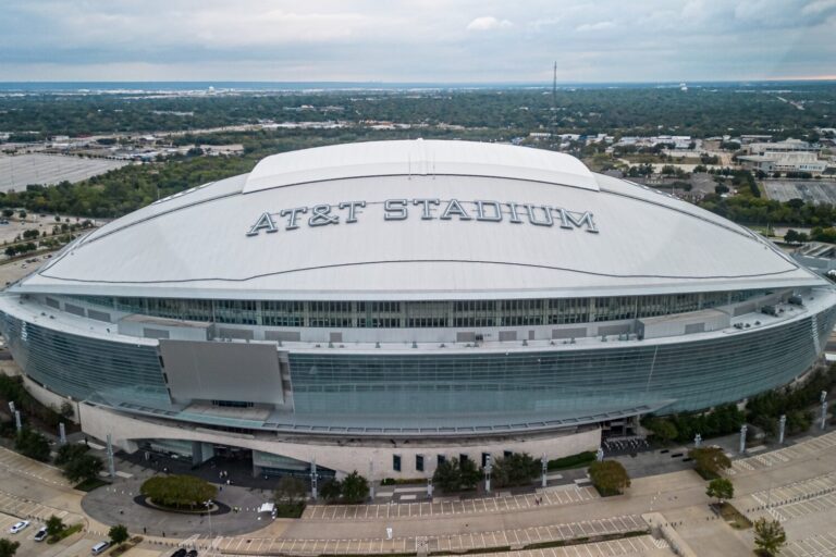 AT&T Stadium, home to the NFL Dallas Cowboys,