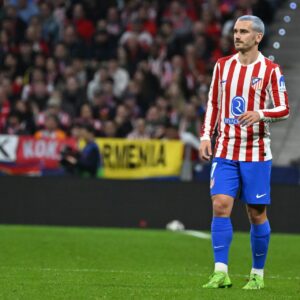 Antoine Griezmann admits Atlético Madrid ‘took advantage’ of slippery pitch in Tottenham rout