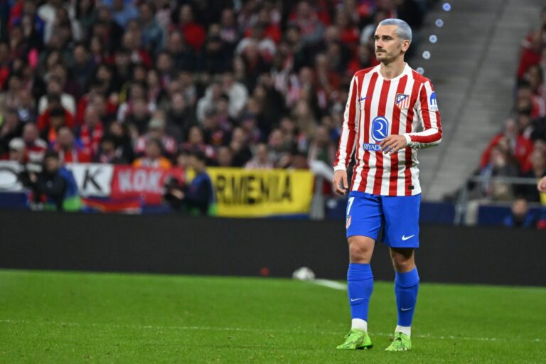 Atletico Madrid striker Antoine Griezmann spoke about the slippery pitch against Tottenham