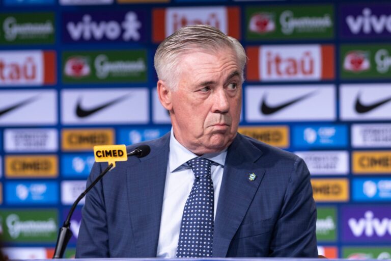 Brazil national team head coach Carlo Ancelotti