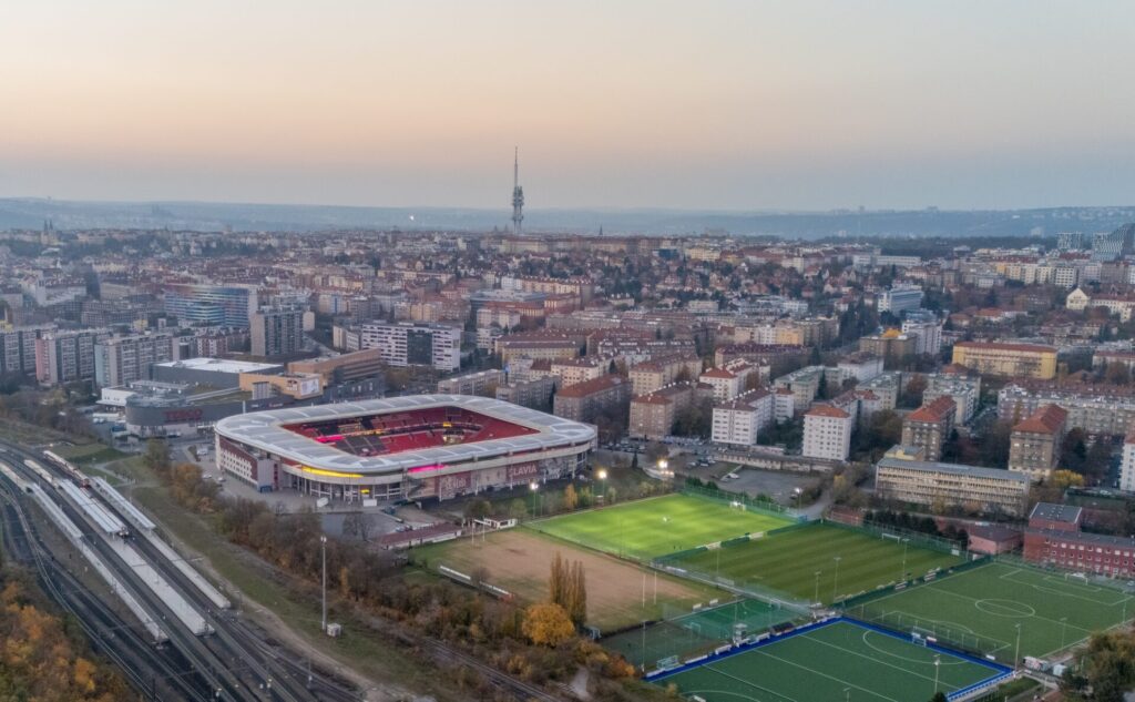Fortuna Arena in Prague, Czech Republic