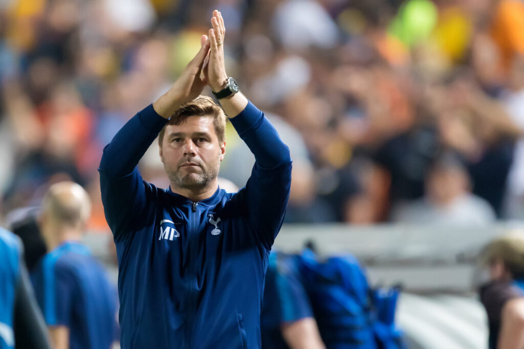 Mauricio Pochettino as Tottenham coach away at APOEL