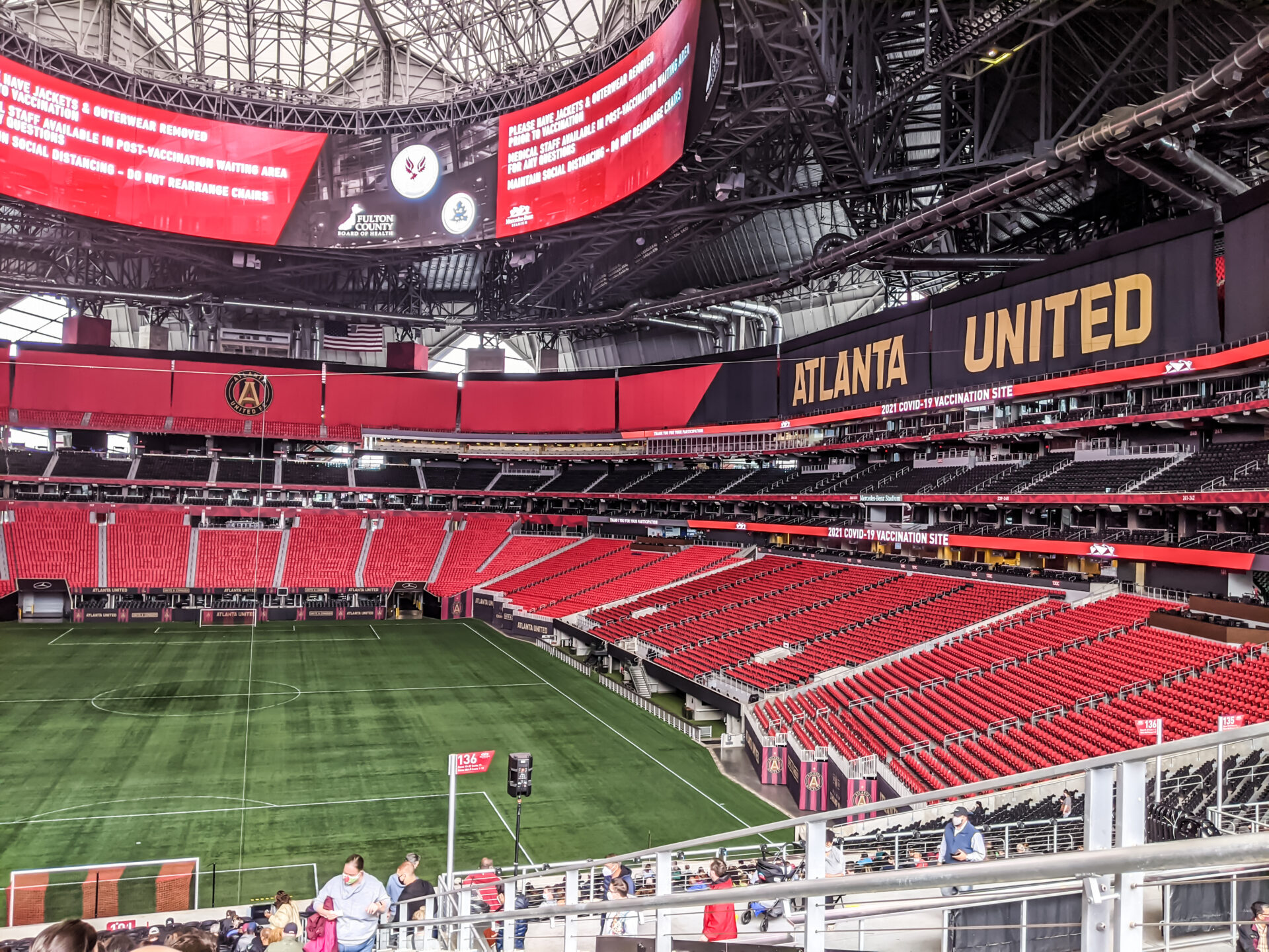 Mercedes Benz Stadium where MLS side Atlanta United play