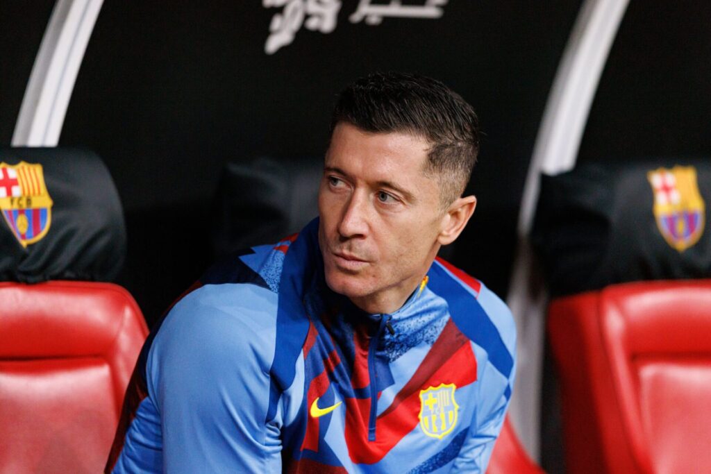 FC Barcelona striker Robert Lewandowski