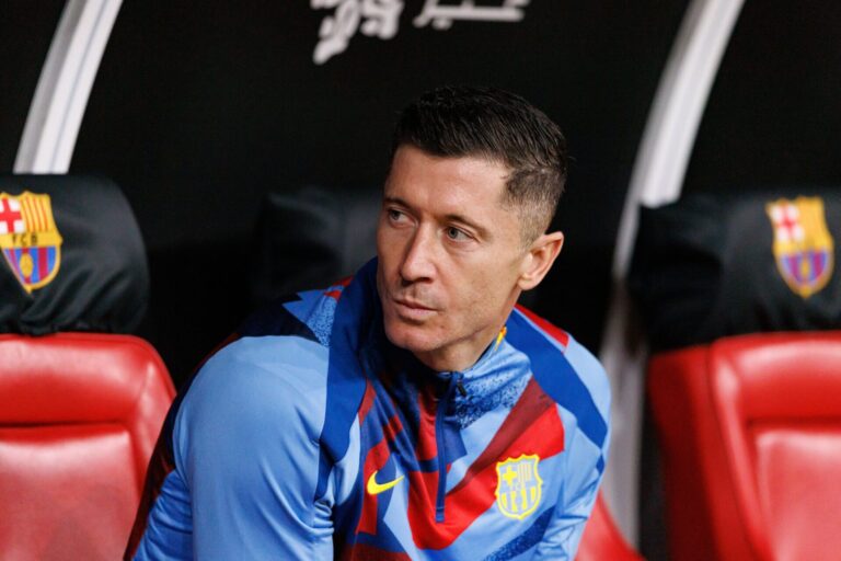 FC Barcelona striker Robert Lewandowski