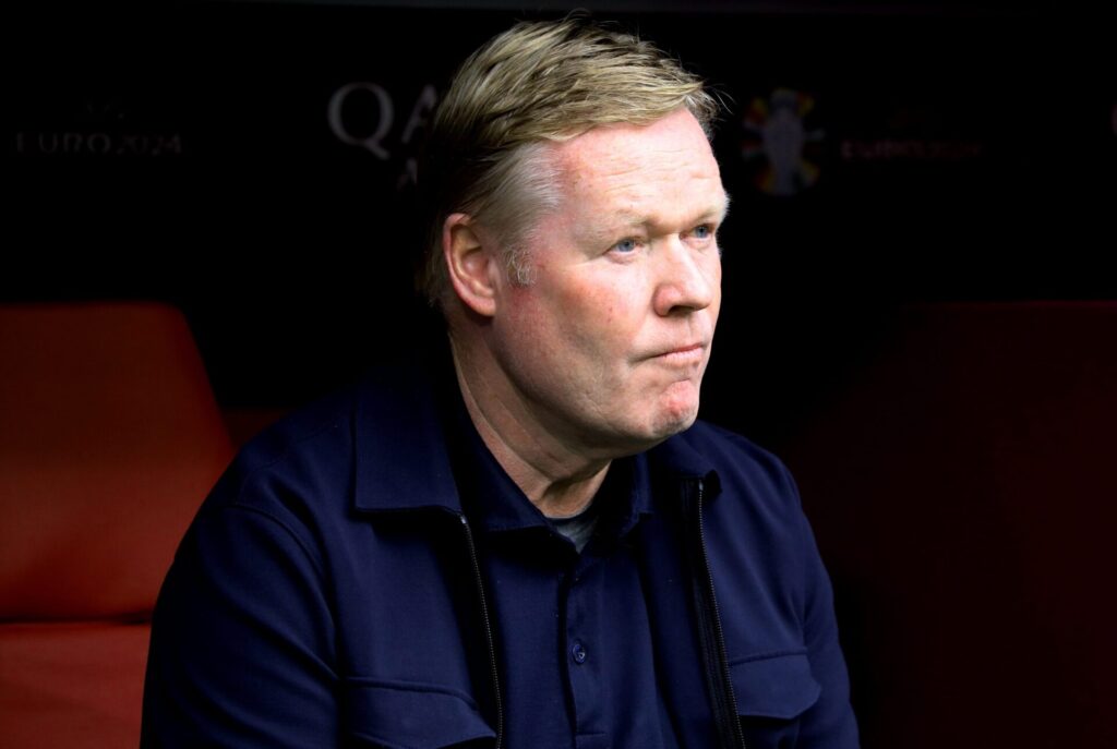 Netherlands head coach Ronald Koeman