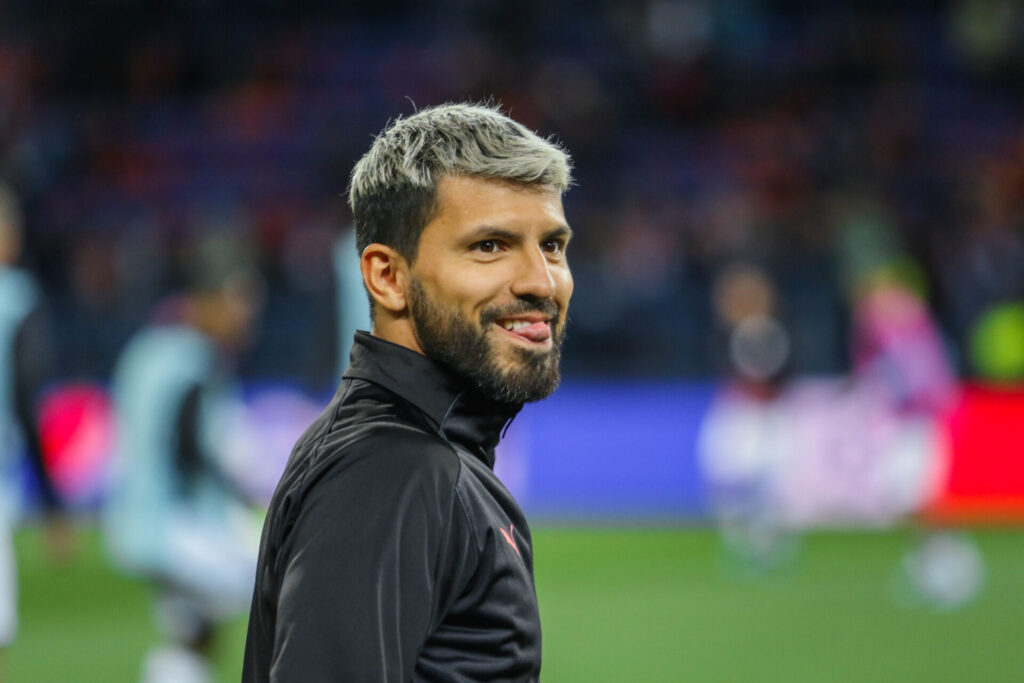 Former Manchester City striker Sergio Aguero