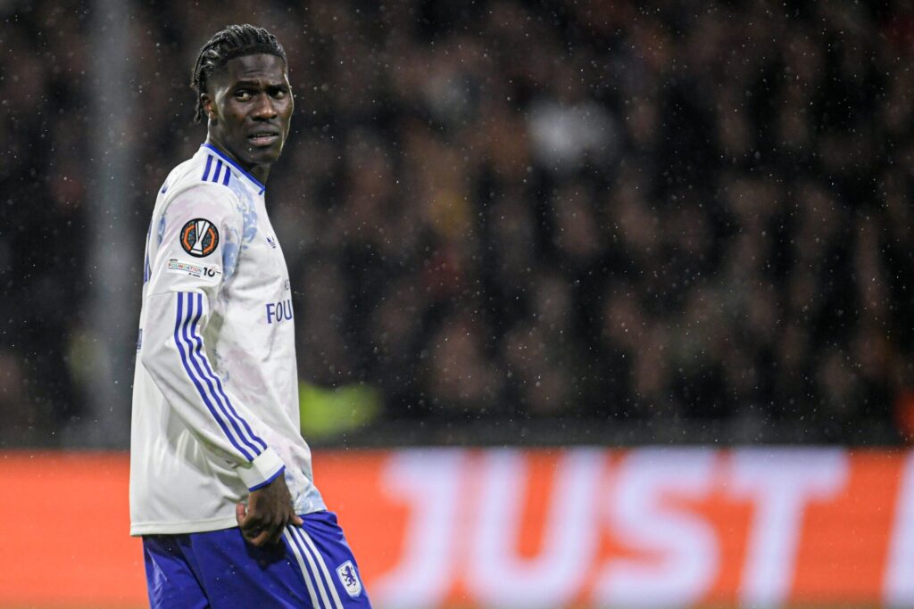 Aston Villa midfielder Amadou Onana