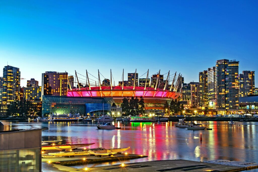 BC Place Stadium in Vancouver will host seven World Cup matches