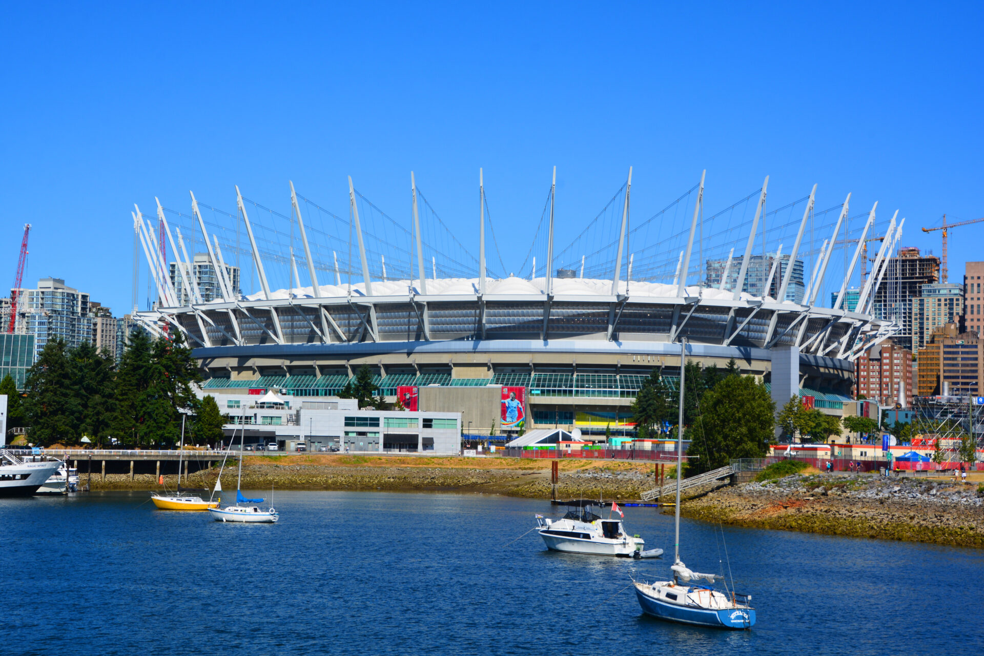 BC Place Stadium in Vancouver will host seven World Cup matches