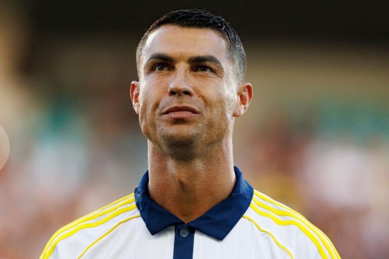 Cristiano Ronaldo playing for Al Nassr