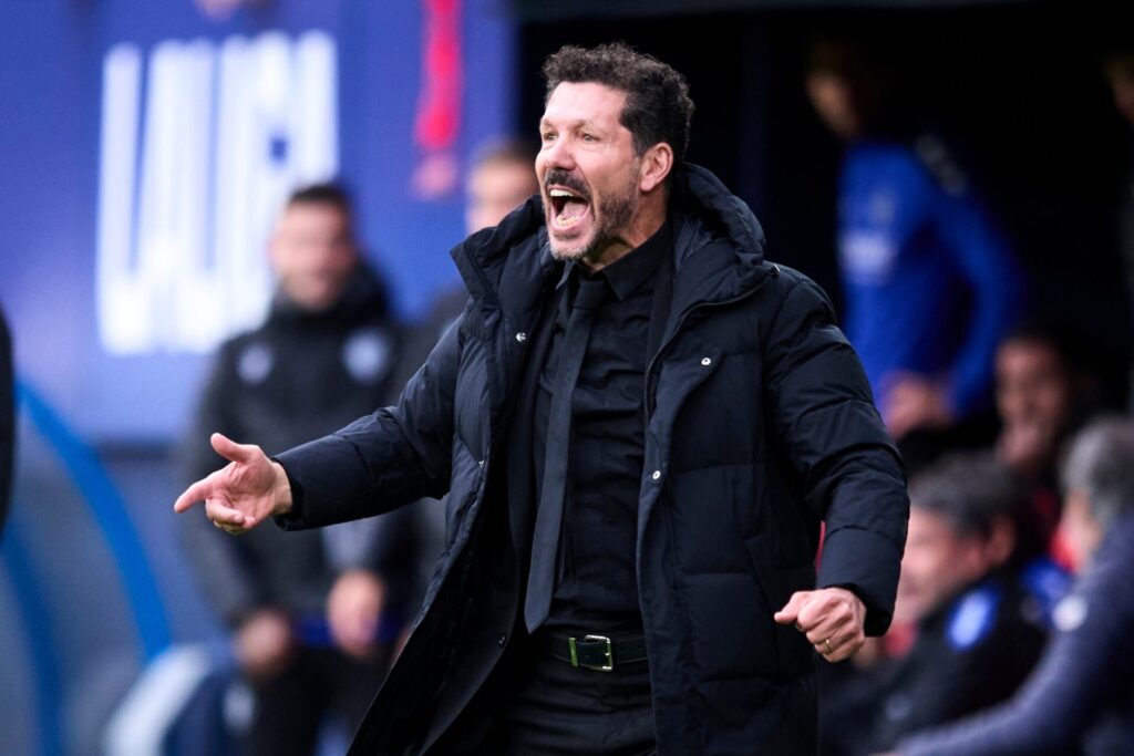 Atletico Madrid manager Diego Simeone