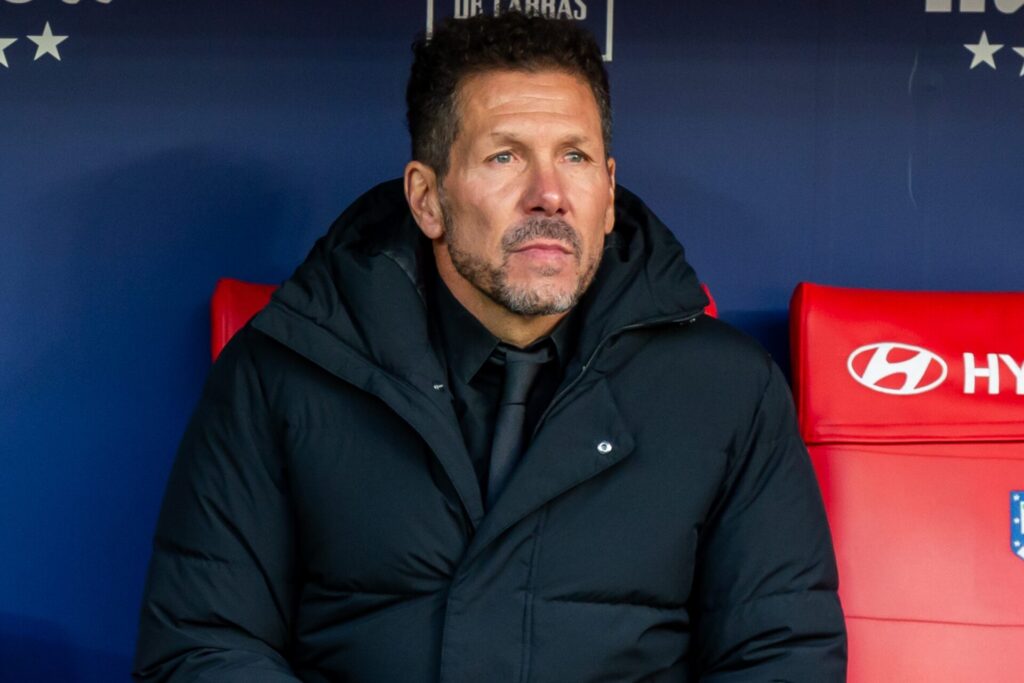 Atletico Madrid head coach Diego Simeone