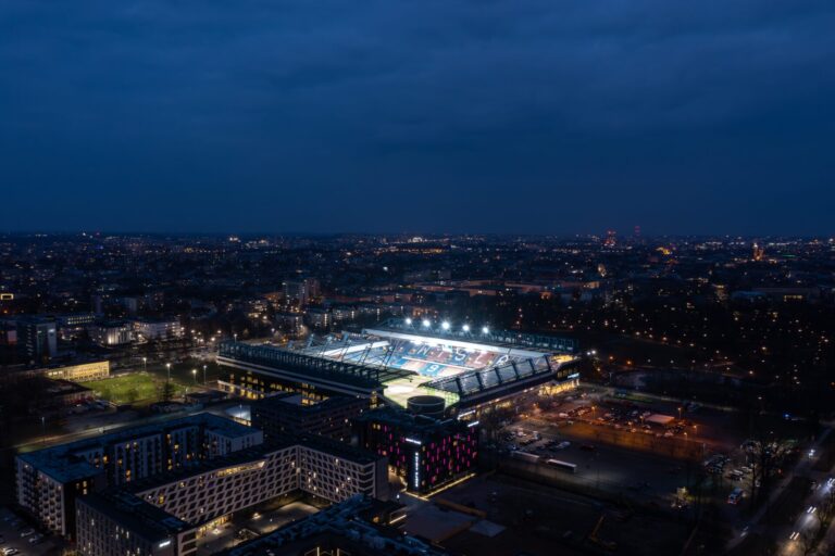 Henryk Reyman Municipal Stadium, home of Wisla Krakow