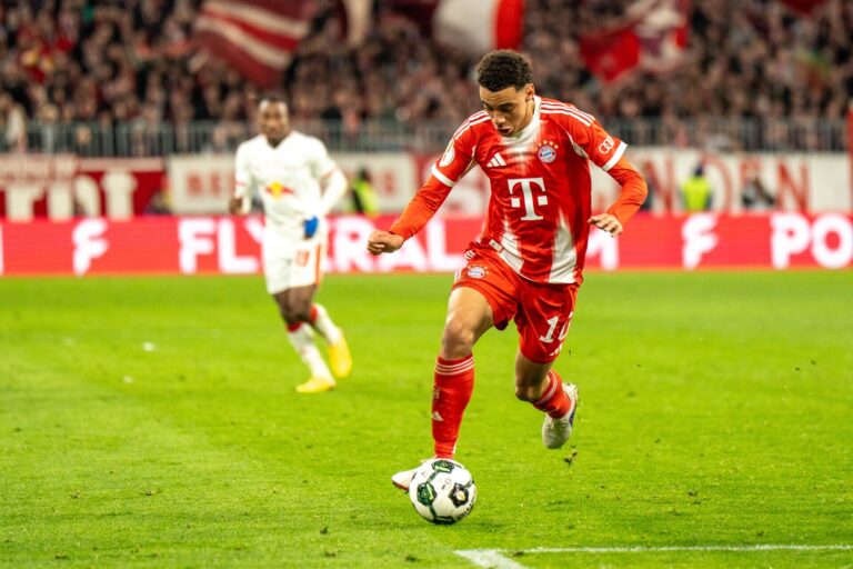 Bayern Munich midfielder Jamal Musiala