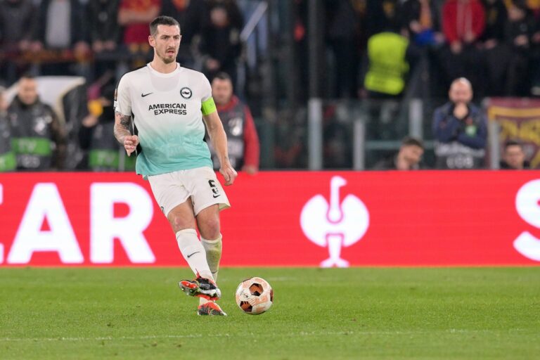 Brighton & Hove Albion captain Lewis Dunk is suspended