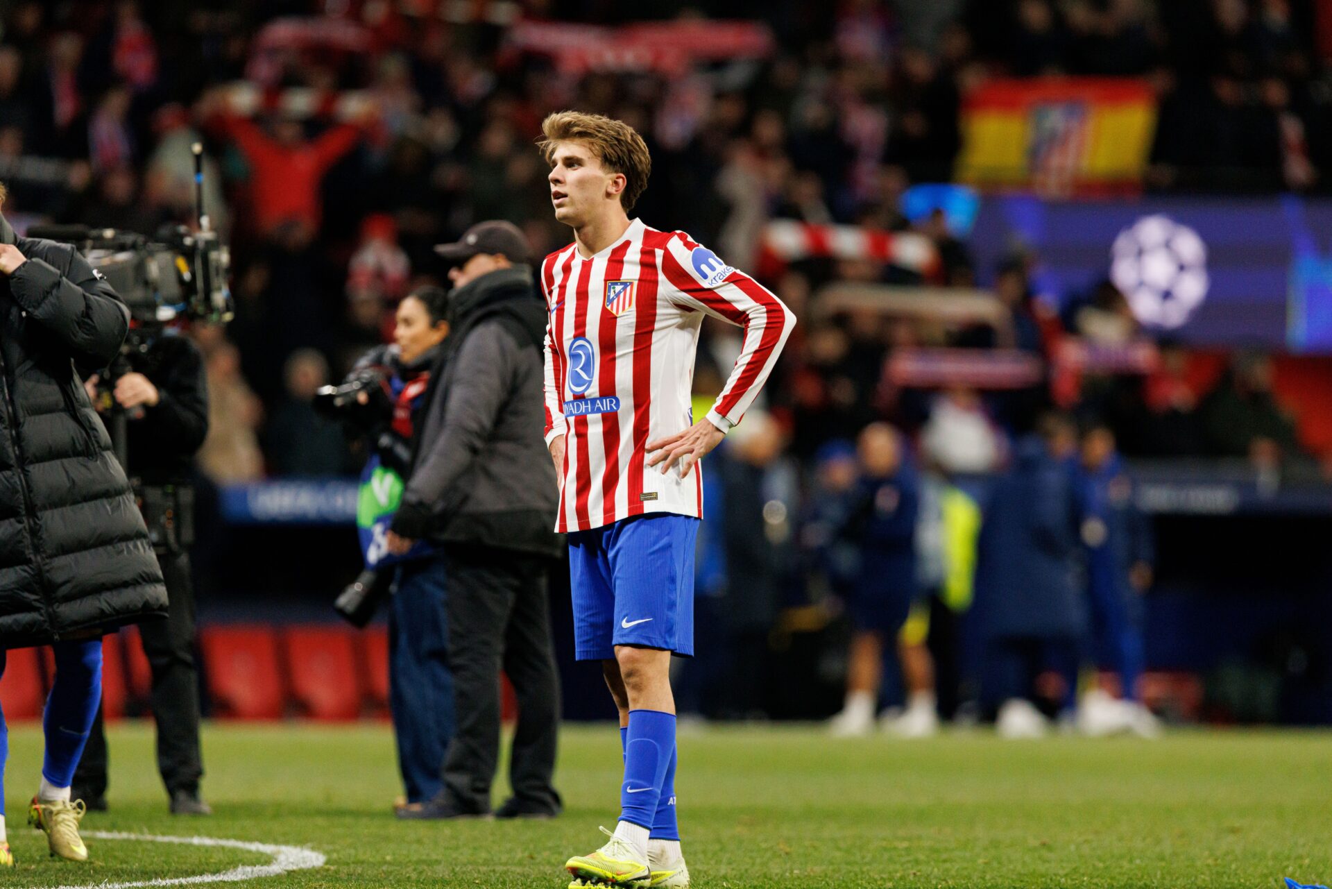 Atletico Madrid midfielder Pablo Barrios 