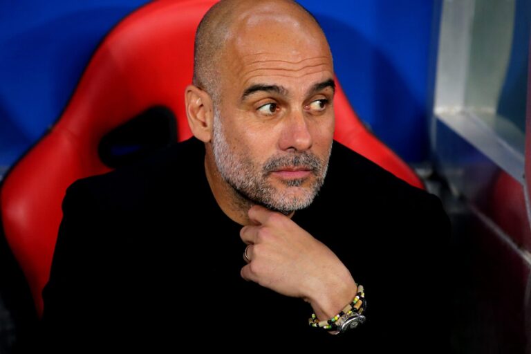 Manchester City head coach Pep Guardiola