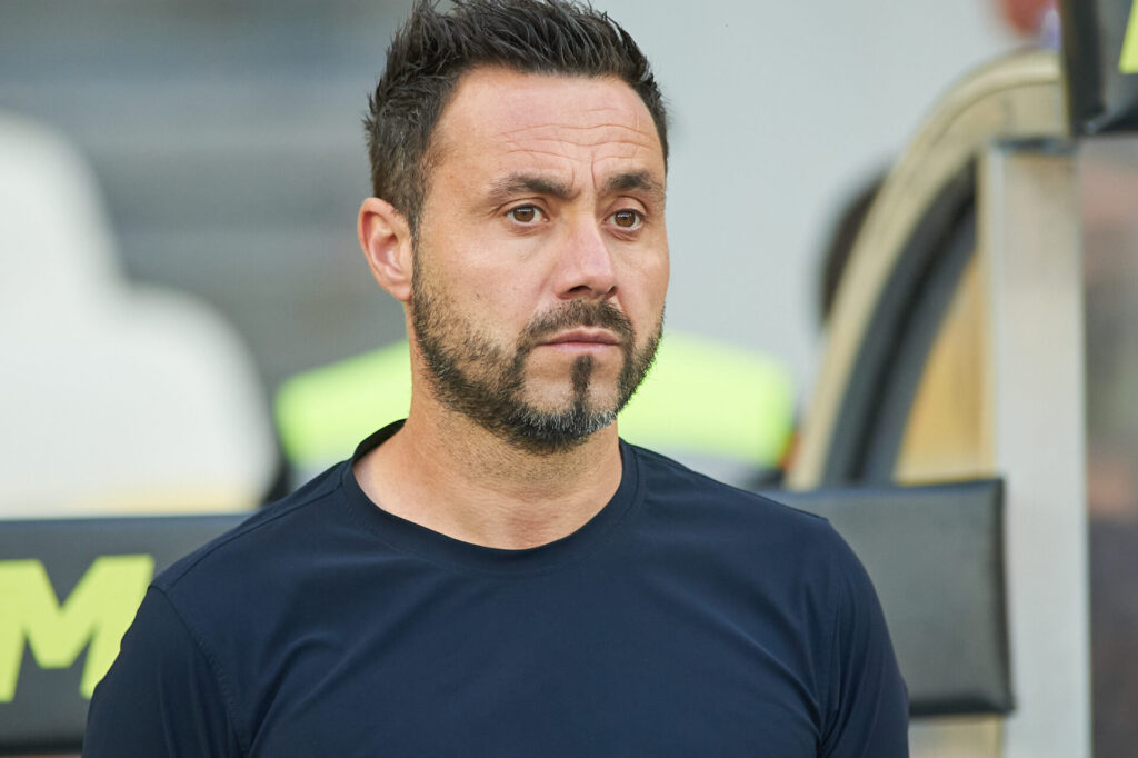 Tottenham manager Roberto De Zerbi