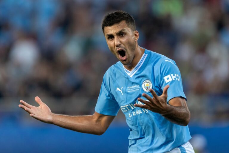 Manchester City midfielder Rodri