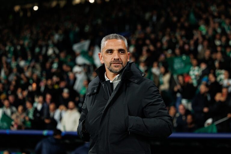 Sporting CP manager Rui Borges