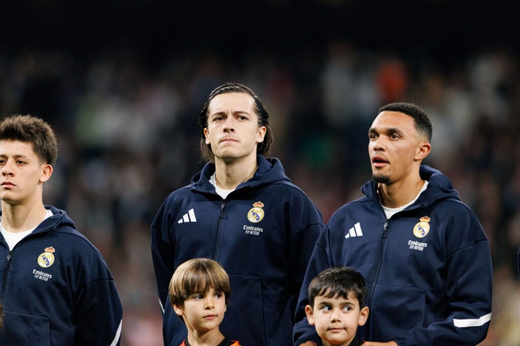 Alvaro Carreras and Trent Alexander-Arnold