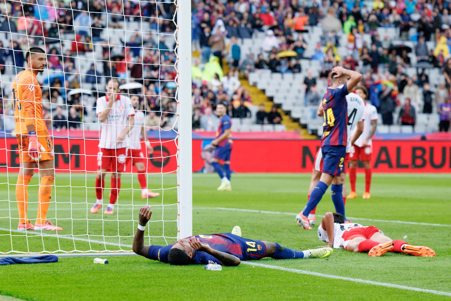 FC Barcelona have hit the woodwork more times than any club in Europe this season