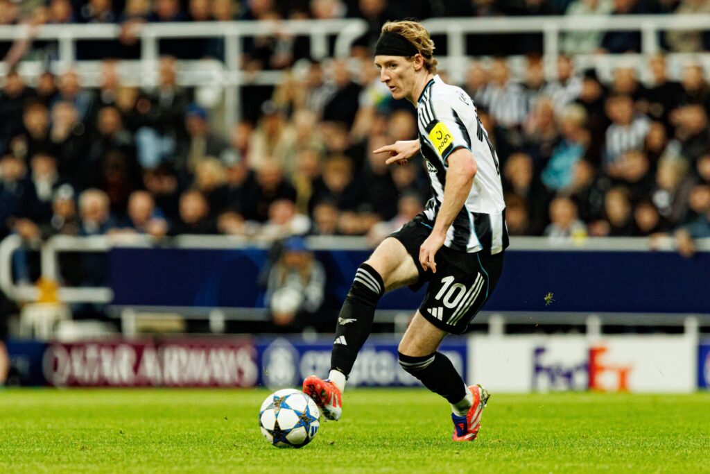 Newcastle winger Anthony Gordon