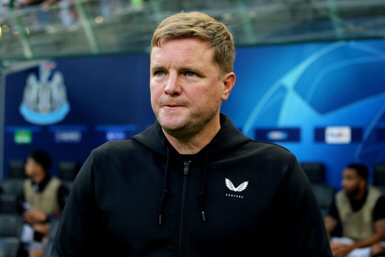 Newcastle manager Eddie Howe