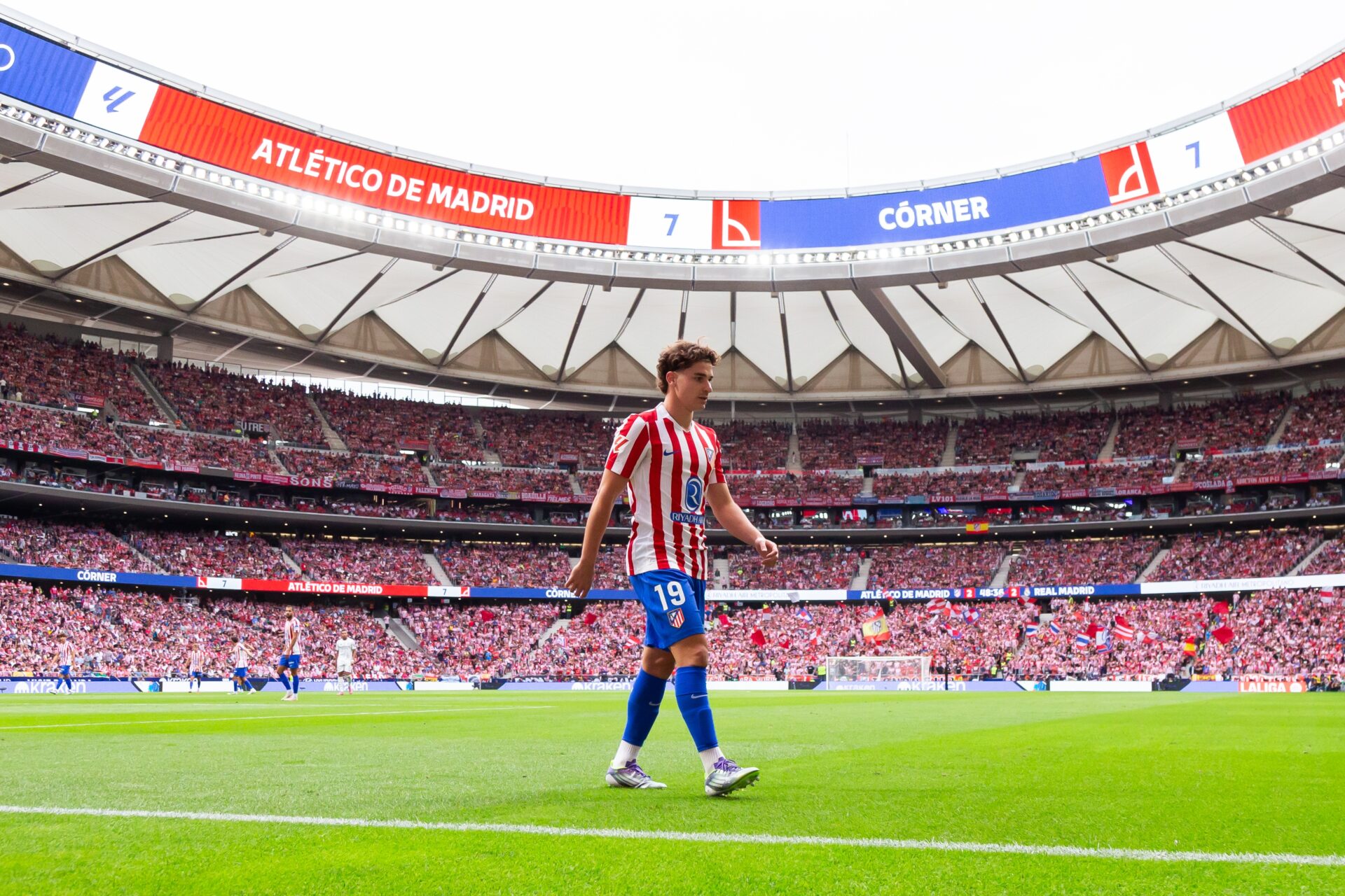 Atletico Madrid striker Julian Alvarez